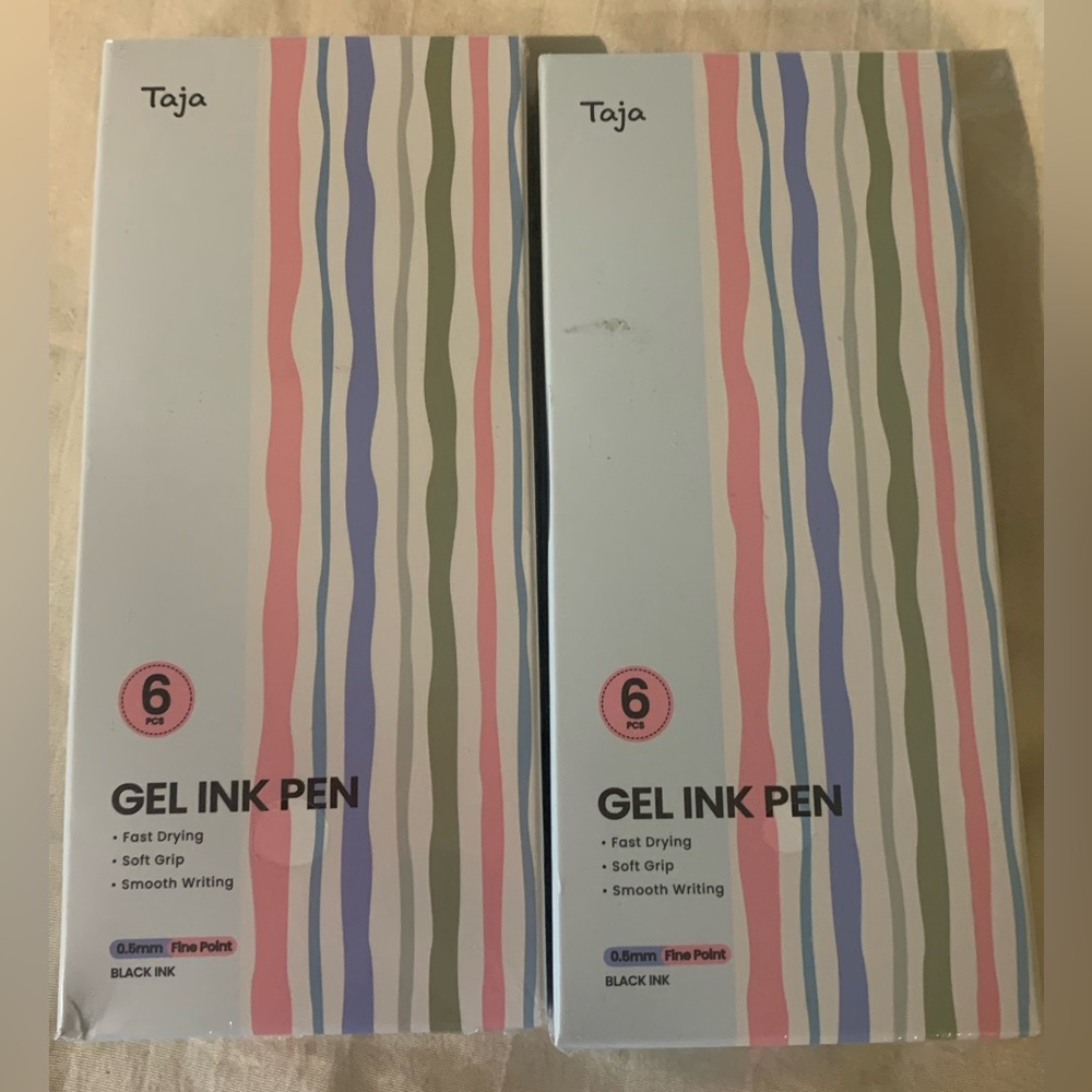 Gel ink pen 2 pks 12 pens total!